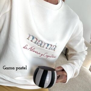 Sudadera adulto nombre floral completo