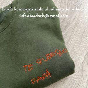 Sudadera "Mensaje escrito"