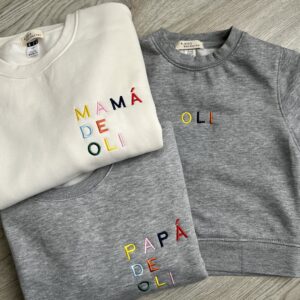 Sudadera bordado MULTICOLOR